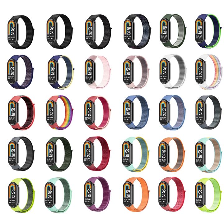 Watche%20Strap%20For%20Xiaomi%20Mi%20Band%208%20Loop%20Nylon%20Watch%20Band%20-%20Image%203