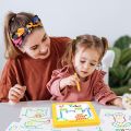 Creative Doodle Board For Kids With Magnet Stylus Pen Early Learning Drawing Magnetic Pen Pad Magnetic Drawing Board. 