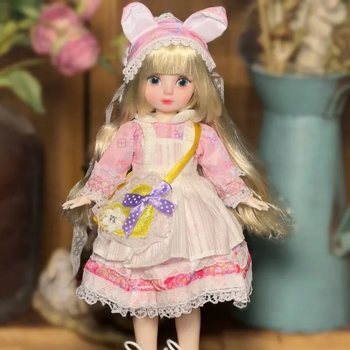 Set%20Beautiful%20/6%20SD%2030cm%20Bjd%20Doll%20with%20Clothes%20Attractive%20Eyes%20Long%20Hair%20Princess%20Dress%20Up%20BJD%20Dolls%20with%20Wig%20Make%20Up%20Ball%20Jointed%20Princess%20Makeup%20Ball%20Joint%20Doll%20Birthday%20Gift%20-%20Image%204