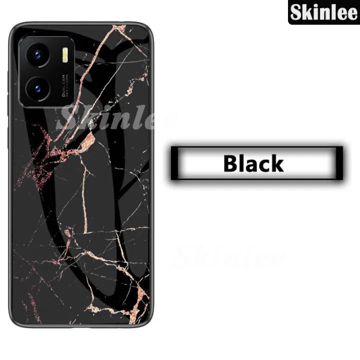 Phone%20Case%20for%20VIVO%20Y15S%20Back%20Cover%20Fashion%20Marble%20Tempered%20Glass%20Soft%20Silicone%20Cases%20for%20VIVO%20Y15S%20Cover%20-%20Image%203