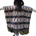 GC Mexican Serape Poncho Costume Traditional Mexican Blanket Poncho Outfit Cosplay Costume For Halloween Theme Party. 
