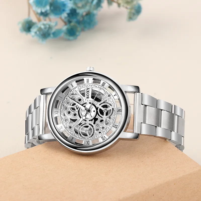 SOXY 2022 NEW Men Watches Skeleton Top Brand Luxury Business