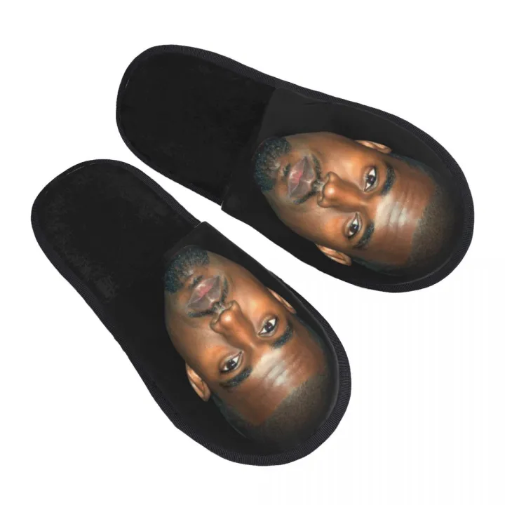 Kanye West Cozy Scuff Memory Foam Slippers Women Bedroom House Shoes