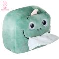 Car Tissue Case Adorable Cartoon Cute Pink Pig Plush Tissue Box.