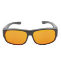 Romeng La Blue Light Blocking Glasses Amber‑Orange Lenses Eyeglasses for Computer Reading TV.
