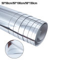 Full Body Mirrors Wall Adhesive Mirrors Self Adhesive Wall Sticker Mirror 50-150cm Room Decoration Self-Adhesive Adhesive Film.