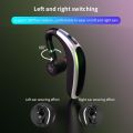 【FUPANG】Wireless Bluetooth business headphone handsfree earhook earbuds standby noise cancellation stereo headset waterproof sport earphone microphone for Android smartphone. 