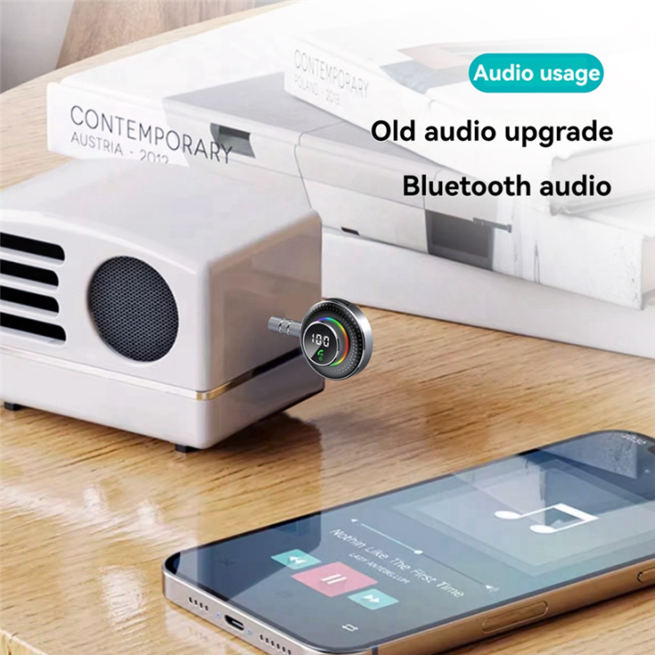 Bluetooth%205.3%20Receiver%20for%20Car%20Cancelling%20Bluetooth%20AUX%20Adapter,%20Bluetooth%20Music%20Receiver%20for%20Home%20Stereo/Wired%20Headphon%20-%20Image%203