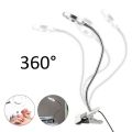 2X Desk Table Top 8X Magnifying Glass Beauty Nail Salon Tattoo Magnifier Lamp Light. 