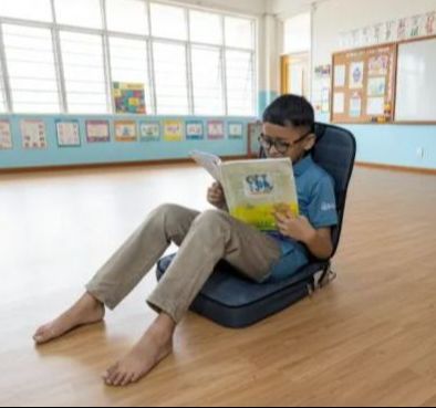 Portable Relaxing Meditation Chair Folding Back Support Yoga Chair Study, Reading Floor Chair Low Beach Chair Floor Chair, Meditation Chair, Adjustable Floor Chair