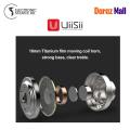 UiiSii HM13 Wired Noise Cancelling Dynamic Heavy Bass Music Metal In-ear with Mic Earphone. 