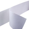 Practical Product 10m x 5cm Safety Warning Tape Reflective Tape Self adhesive Tape Reflective Strip Traffic Reflective Stickers Color: red + white.