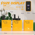 Real 87W Fast Charging PD Adapter with 4-in-1 PD Fast Charging Cable. 
