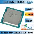 Intel Core i3 4th Gen Processor 3.40Ghz. 