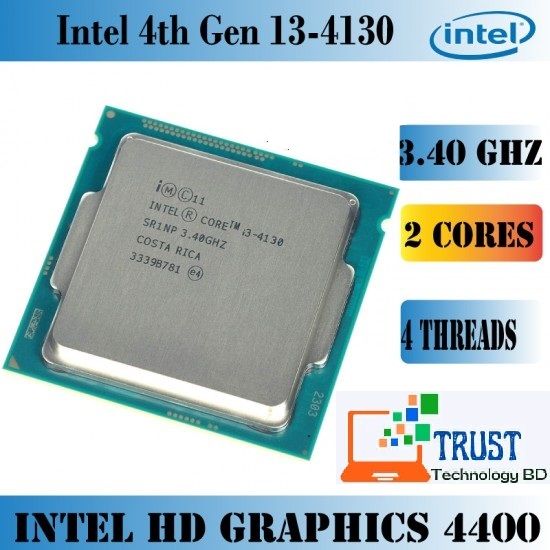 Intel Core i3 4th Gen Processor 3.40Ghz