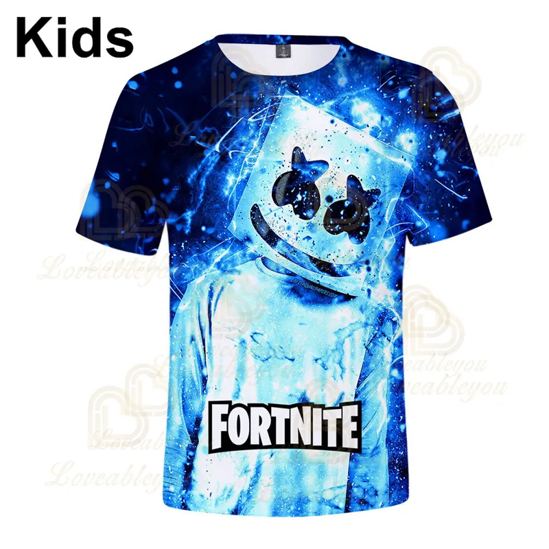 fortnite merch t shirt fortnite marshmello Fortnite Merchandise T Shirt Fortnite Marshmello Fortnite Hero Battle  Royale T-shirts Kids T-shirt 3D Print T-shirt