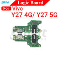 Charging Logic Board For Vivo Y27 4G 5G Charging Port USB Plug PCB Dock Connector Spare parts. 