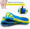 Silicone Non-Slip Gel Soft Sport Shoe Insoles Massaging Insole Orthopedic Foot Care For Feet Shoes Sole Shock Absorption Pads..