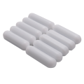 10 Pieces PTFE Magnetic Stirrer Mixer Stir Bar Laboratory Bar Stir Plate Magnet Stir Rod Magnetic (7X25mm). 
