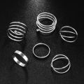 Trendy Fashionable Rings for Girls Simple Stylish - Finger Rings Set for Women New Collection - Rings for Girls/ Ladies Female Ornament Jewelry Couple Rings Set. 
