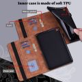 【FUPANG】For Samsung Galaxy Tab 9.7 T810/T815 lace flower embossing pattern horizontal flip case with y card slots y wallet y photo frame.