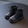 2022 Spring Autumn Winter Ankle Boots Light Girl Platform Shoes Burgundy Beige Black Boys Short Boots Super Cozy Shoes.