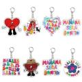 Karol G Bad Bunny Un Verano Sin Ti Manana Sera Bonito Bichota Heart Keychain Cartoon Cosplay Car Keychains Pendant Jewelry Gift. 