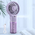 Electric Fan Handheld Mini Fan Rechargeable Portable Fan Wireless Fan Outdoors Portable Handheld Misting Fan With 4 Speed Wind. 