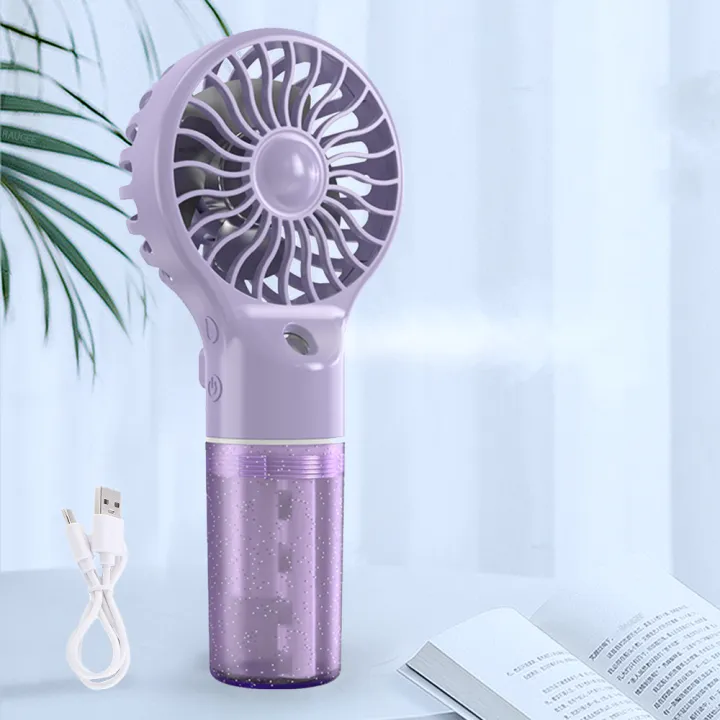 Electric%20Fan%20Handheld%20Mini%20Fan%20Rechargeable%20Portable%20Fan%20Wireless%20Fan%20Outdoors%20Portable%20Handheld%20Misting%20Fan%20With%204%20Speed%20Wind%20-%20Image%207