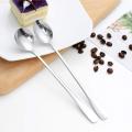 1 pcs Korean style stainless steel creative long spoon handle ice cream spoon for tea, coffee or dessert spoon teaspoons cooking tool. 