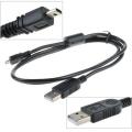 Universal Digital Camera USB Cable Battery Charger Replacement USB Camera Data Charger Charging Cable Cord for sony FinePix F. 