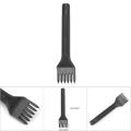1/2/4/6 Teeth Leather Stitching Hole Punch Diamond Chisel Craft Tool 4mm Spacing (6 Teeth).