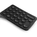 BOW 22 Keys Wireless Number Pad Rechargeable Bluetooth Numeric Keypad Round Keycaps Numpad Number Keyboard for Laptop iPad. 