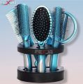 Fashion Hair Brush, Mirror & Comb Set Of 5. 