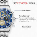 Skmei new men watch Luxury full steel business watches mens 3Bar waterproof Japan quartz movement calendar wristwatches 7039.