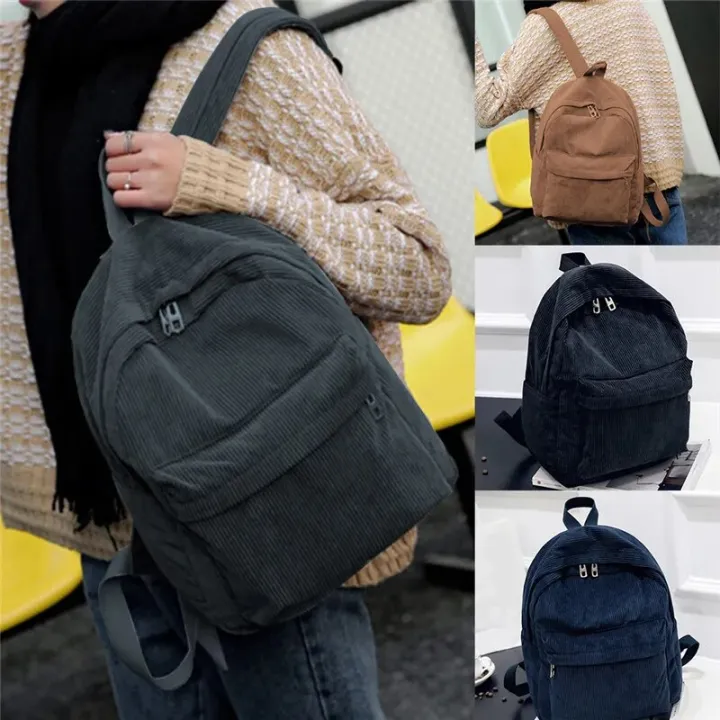 Corduroy%20Backpack%20Fashion%20Women%20Bookbags%20Pure%20Color%20Shoulder%20Bag%20Teenger%20Girl%20Travel%20Bags%20Female%20Mochila%20Striped%20Rucksack%20-%20Image%202