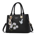 Summer new style bag women's fashion bow hanging handbag trend ladies embroidered shoulder crossbody bag mom bag.