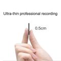 Ultra-Thin Tiny Mini Voice Recorder 4-32GB Digtal Professional Sound Activated Dictaphone Noise Reduce Record 8GB MP3 Player. 