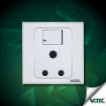 VGTEC - 3 Pin Round Socket  /AC Socket / 15A Socket  (Exclusive series). 