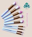 Premium Kabuki Brush Set - 10 Pieces Set. 