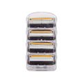Proffesional Premium Razor Ultra-Thin Five-Layer Blade Razor Head Washable Razor Men's Manual Razor.