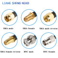 RG58 Cable BNC Male to SMA Male Plug RG-58 50 Ohm RF Extension Cable Connector Adapter RF Jumper Pigtail sma to bnc 15cm-100m. 