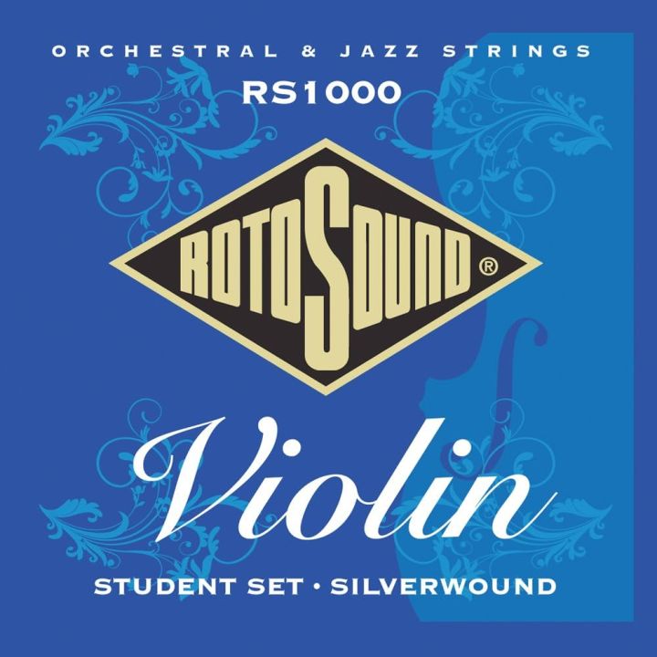 Rotosound RS1000 Silver Wound Violin Strings (Beginners Set)