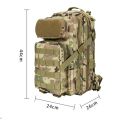 Men Army Military Tactical Backpack 800D Polyester 30L SWAT Tactical Softback for Outdoor Waterproof Rucksack Hiking Hunting Bag. 
