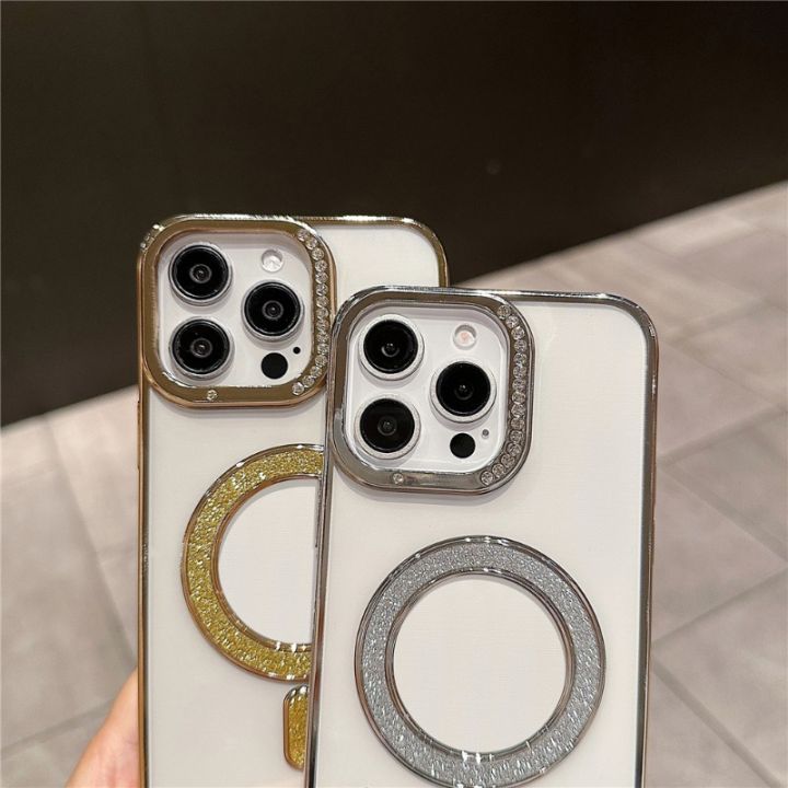 HOCE%20Luxury%20Glitter%20Magnetic%20Phone%20Cases%20For%20iPhone%2016%2015%2014%2013%2012%2011%20Pro%20Max%20MagSafe%20Case%20Diamond%20Camera%20Protector%20Plating%20Shockproof%20Bumper%20Soft%20Clear%20Back%20Cover%20-%20Image%205