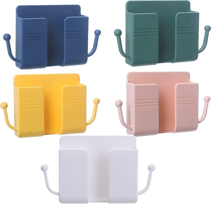 1pcs%20Wall%20Mounted%20Organizer%20Storage%20Box%20Remote%20Control%20Mounted%20Mobile%20Phone%20Plug%20Wall%20Holder%20Charging%20Multifunction%20Holder%20Stand%20-%20Image%202