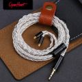 OPENHEART 8 Core Silver Plated Copper Replace Earphone Cable 3.5mm/2.5mm/4.4mm MMCX/0.78 2Pin/QDC Balance Upgrade Cable.