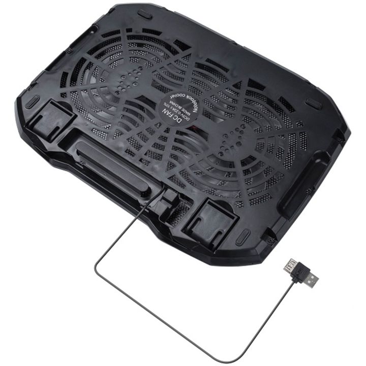 Cooling Base Laptop Cooling Pad Gaming Laptop Stand Cooler Two Fans Two ...