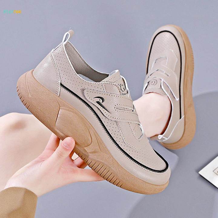 Women s Shoes Non Slip Trendy Rubber Sole Female Comfortable Versatile Trainers Shoes Women Sport Sneakers Girls Leisure Sneakers for Tennis Khaki 35 Daraz .bd