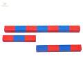 Montessori Red Blue Number Rods Count from 1 to 10 Numerical for Holiday. 